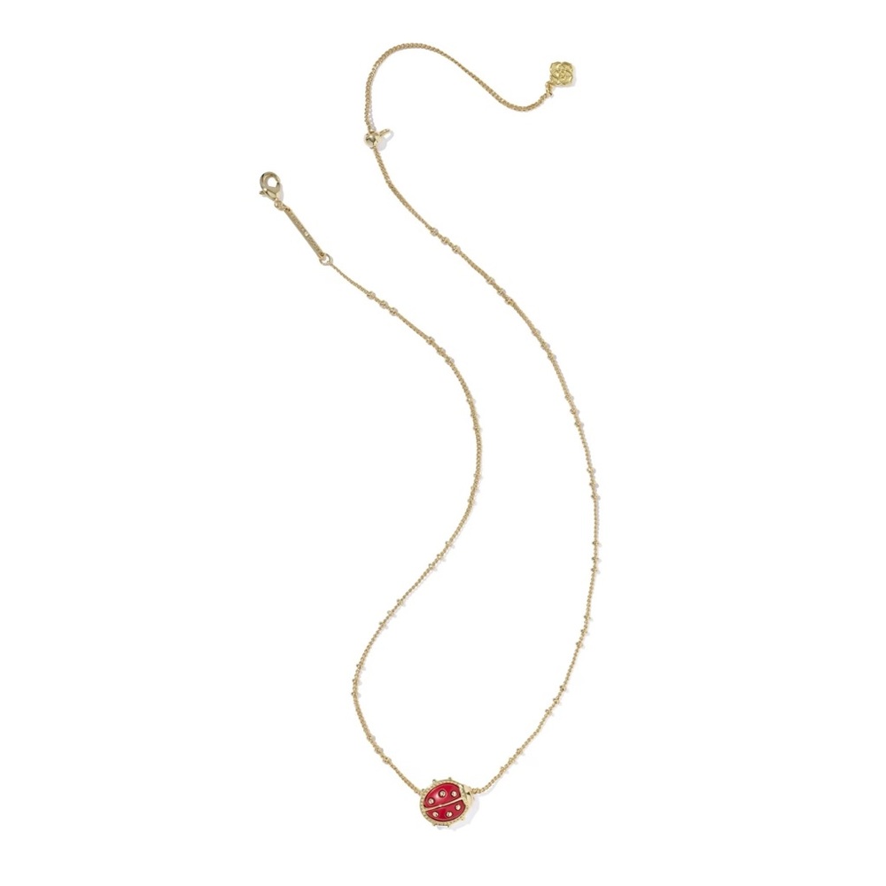 Kendra Scott x Ladybug Gold Short Pendant Necklace - Picture 2 of 2